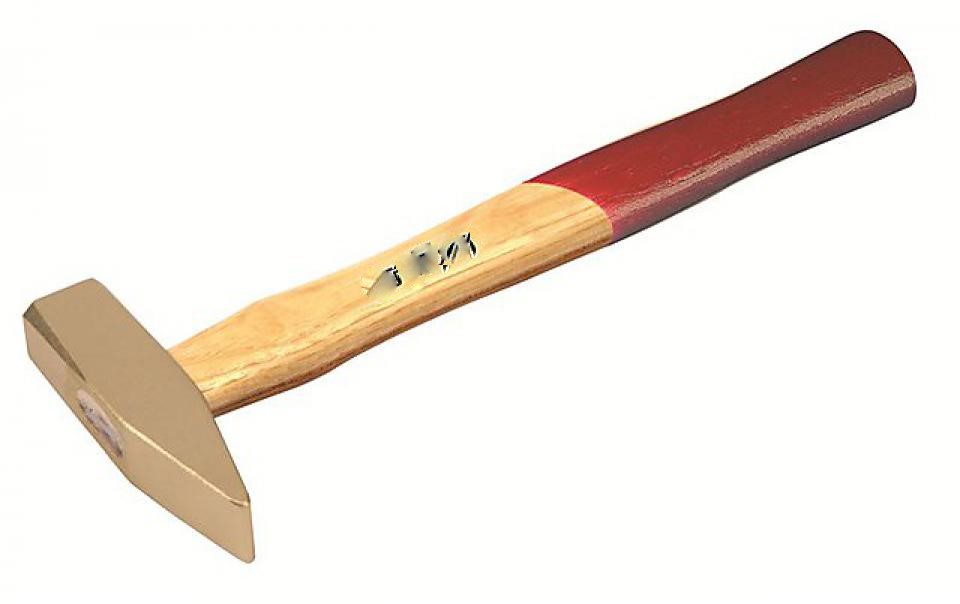 картинка Искробезопасный слесарный молоток GED RED с деревянной рукояткой DIN 1041 ENDRES 1000400S — Gedore-tools.ru